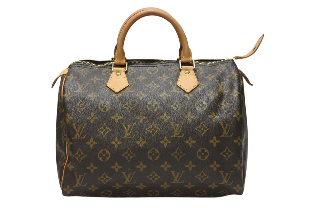 Louis Vuitton Speedy Handbag Monogram Canvas Brown